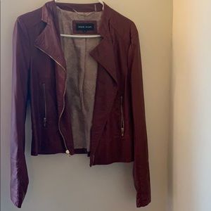Fall faux leather jacket!